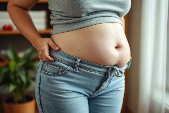 belly weight gain is among common signs of cortisol increase